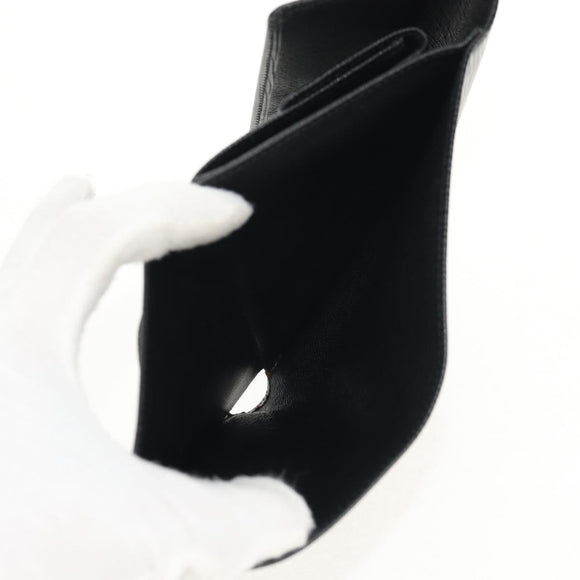 LOUIS VUITTON Epi Porte TresorEtui Papie Wallet Black M63712 LV Auth am9784A