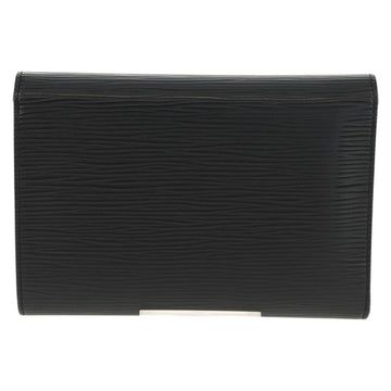 LOUIS VUITTON Epi Porte TresorEtui Papie Wallet Black M63712 LV Auth am9784V - 0