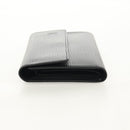 LOUIS VUITTON Epi Porte TresorEtui Papie Wallet Black M63712 LV Auth am9784A-3