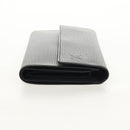LOUIS VUITTON Epi Porte TresorEtui Papie Wallet Black M63712 LV Auth am9784A-4