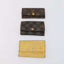 LOUIS VUITTON Monogram Epi Wallet 5 Set Yellow LV Auth am9787-7