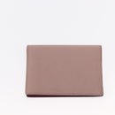 Salvatore Ferragamo Saint Laurent Wallet Leather 2 Set Pink Black Auth am9788-10