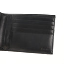 FENDI Zucchino Canvas Compact Wallet Black Auth am9790A-18
