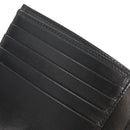 FENDI Zucchino Canvas Compact Wallet Black Auth am9790A-20