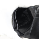 FENDI Zucchino Canvas Compact Wallet Black Auth am9790A-22