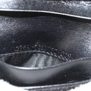 FENDI Zucchino Canvas Compact Wallet Black Auth am9790A-11