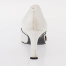 Salvatore Ferragamo Pumps Shoes Leather 35 White Auth am9795-11