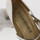 Salvatore Ferragamo Pumps Shoes Leather 35 White Auth am9795-27