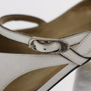 Salvatore Ferragamo Pumps Shoes Leather 35 White Auth am9795-30