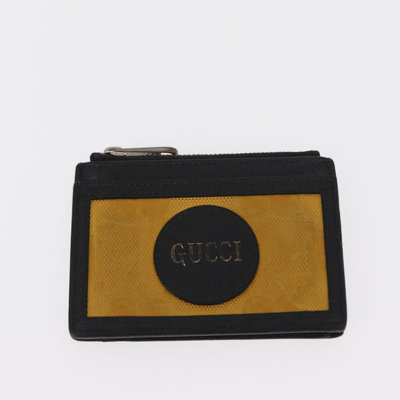 GUCCI GG Canvas Wallet Leather 3 Set Black Auth am9797