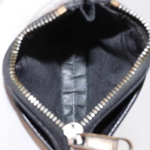 GUCCI GG Canvas Wallet Leather 3 Set Black Auth am9797