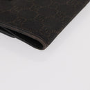 GUCCI GG Canvas Wallet Leather 3 Set Black Auth am9797-22