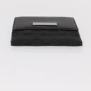 GUCCI GG Canvas Wallet Leather 3 Set Black Auth am9797-6