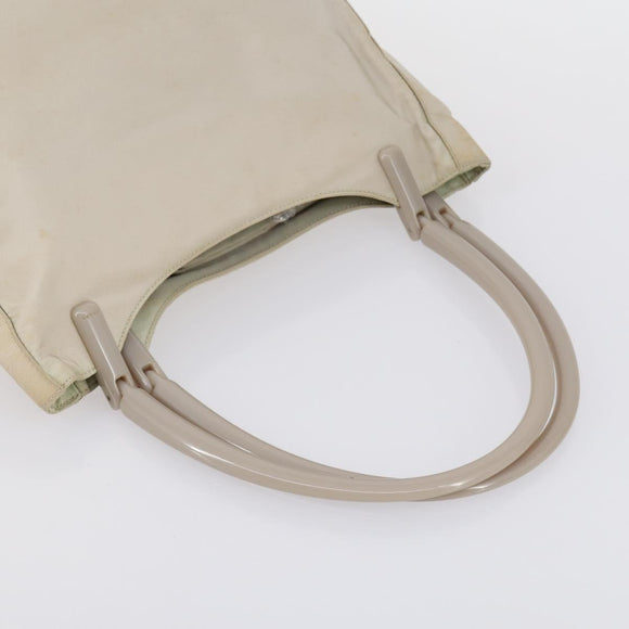 PRADA Tote Bag Nylon 3 Set Beige Blue khaki Auth am9798
