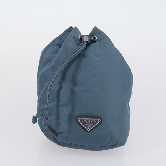 PRADA Tote Bag Nylon 3 Set Beige Blue khaki Auth am9798