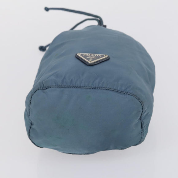 PRADA Tote Bag Nylon 3 Set Beige Blue khaki Auth am9798