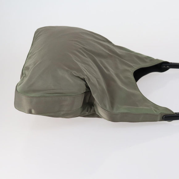 PRADA Tote Bag Nylon 3 Set Beige Blue khaki Auth am9798