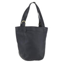 Coach Tote Bag Leather Black Gold Auth am9799-1