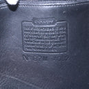 Coach Tote Bag Leather Black Gold Auth am9799-15