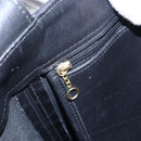 Coach Tote Bag Leather Black Gold Auth am9799-16