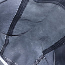 Coach Tote Bag Leather Black Gold Auth am9799-18