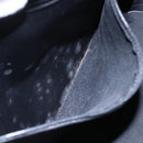 Coach Tote Bag Leather Black Gold Auth am9799-20