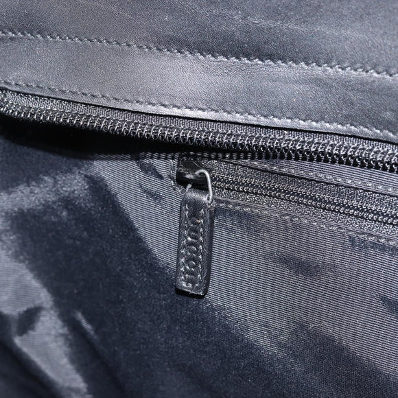 GUCCI GG Canvas Tote Bag Black Silver 33890 Auth am9800