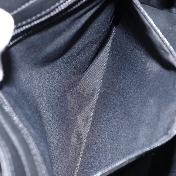 GUCCI GG Canvas Tote Bag Black Silver 33890 Auth am9800