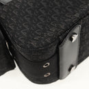 Christian Dior Trotter Canvas Street Chic Shoulder Bag Black Silver Auth am9801V-16