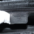 Christian Dior Trotter Canvas Street Chic Shoulder Bag Black Silver Auth am9801V-22