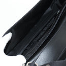 Christian Dior Trotter Canvas Street Chic Shoulder Bag Black Silver Auth am9801V-23