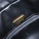 BALLY Chain Shoulder Bag Leather White Gold Auth am9802-10