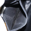 BALLY Chain Shoulder Bag Leather White Gold Auth am9802-12