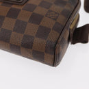LOUIS VUITTON Damier Ebene Bum Bag Brooklyn Waist Bag N41101 LV Auth am9803-15