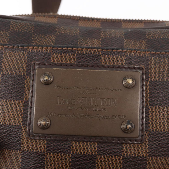 LOUIS VUITTON Damier Ebene Bum Bag Brooklyn Waist Bag N41101 LV Auth am9803