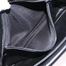 BALLY Chain Shoulder Bag Leather Black Gold Auth am9804-22