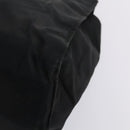 PRADA Christian Dior Hand Bag Nylon PVC 2 Set Black Gold Auth am9808-16