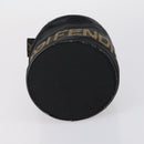 FENDI Pecan Canvas Vanity Pouch 2 Set Black Brown Auth am9810-7