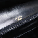 GUCCI Shoulder Bag Leather Black Gold Auth am9811-18