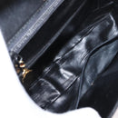 GUCCI Shoulder Bag Leather Black Gold Auth am9811-11