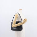 GUCCI Shoulder Bag Leather Black Gold Auth am9811-22