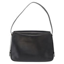 GUCCI Shoulder Bag Leather Black Gold Auth am9811-2