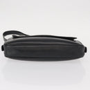 GUCCI Shoulder Bag Leather Black Gold Auth am9811-5
