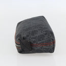 Christian Dior Trotter Canvas Wallet PVC Canvas 2 Set Black Navy Auth am9813-11