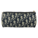 Christian Dior Trotter Canvas Wallet PVC Canvas 2 Set Black Navy Auth am9813-3