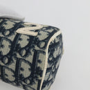 Christian Dior Trotter Canvas Wallet PVC Canvas 2 Set Black Navy Auth am9813-7