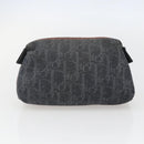 Christian Dior Trotter Canvas Wallet PVC Canvas 2 Set Black Navy Auth am9813-9