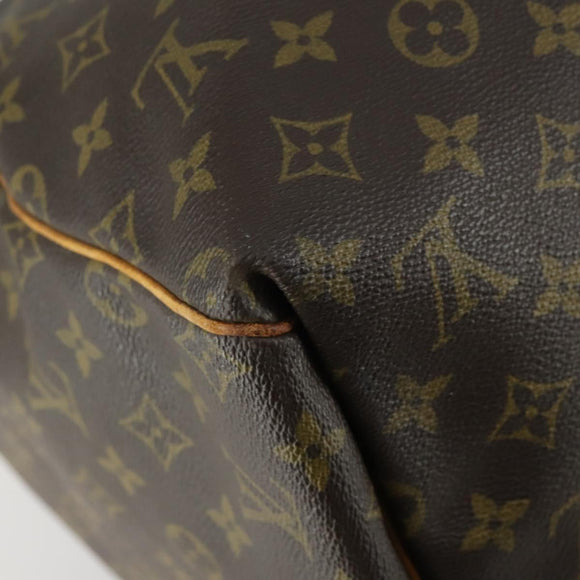 LOUIS VUITTON Monogram Keepall 55 Boston Bag M41424 LV Auth am9814