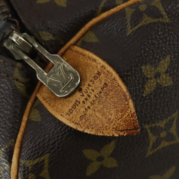 LOUIS VUITTON Monogram Keepall 55 Boston Bag M41424 LV Auth am9814