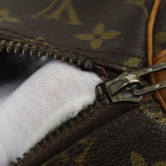 LOUIS VUITTON Monogram Keepall 55 Boston Bag M41424 LV Auth am9814